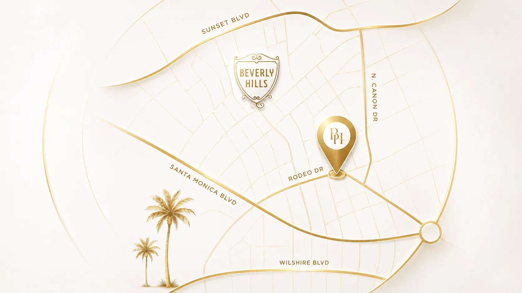 Curate Medspa location map outline